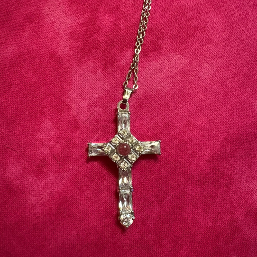 Montebello “Lord’s Prayer” Cross Necklace